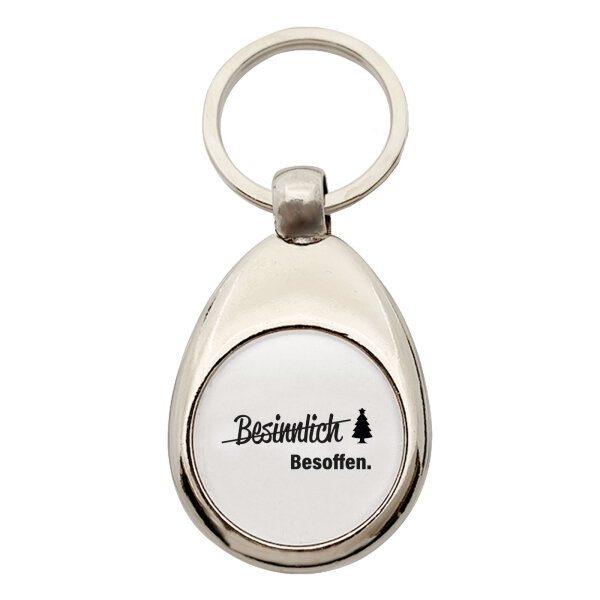 Schlüsselanhänger Besinnlich Besoffen Tannenbaum