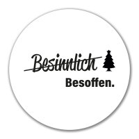 Aufkleber Besinnlich Besoffen Tannenbaum 10cm Sticker