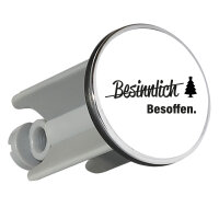 Waschbeckenstöpsel Besinnlich Besoffen Tannenbaum...