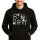 Unisex Hoodie Be Happy Biene Größe S-3XL