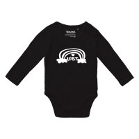 Babybody LGBT Regenbogen Herz, Bio-Baumwolle