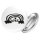 Button LGBT Regenbogen Herz