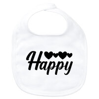 Baby Lätzchen Happy Herzen