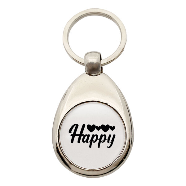 Schlüsselanhänger Happy Herzen