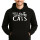 Unisex Hoodie Keep calm and love Cats Größe S-3XL
