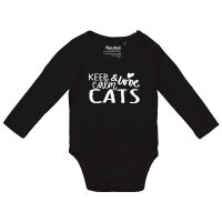 Baby Body Keep calm and love Cats