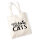 Jutebeutel Keep calm and love Cats 10 Liter