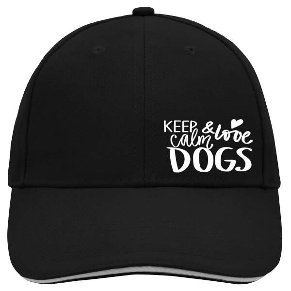 Cappy Mütze Keep calm and love Dogs
