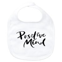 Baby Lätzchen Positiv Mind Schriftzug