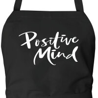 Schürze Positiv Mind Schriftzug