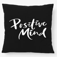 Kissen Positiv Mind Schriftzug 40x40cm
