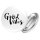 Button Good Vibes Schriftzug