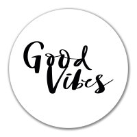 Aufkleber Good Vibes Schriftzug 10cm Sticker