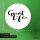 Aufkleber Great Life Schriftzug 10cm Sticker