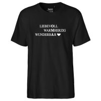 Herren T-Shirt Liebevoll Warmherzig Wunderbar Oma Größe S-3XL