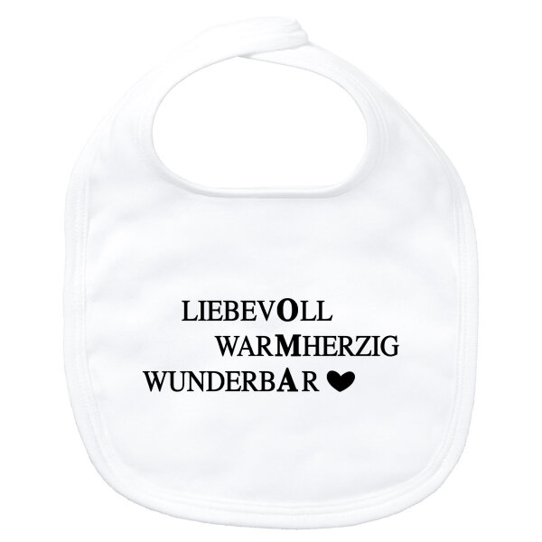 Baby Lätzchen Liebevoll Warmherzig Wunderbar Oma