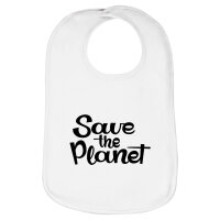 L&auml;tzchen Save the Planet Schriftzug, doppellagig