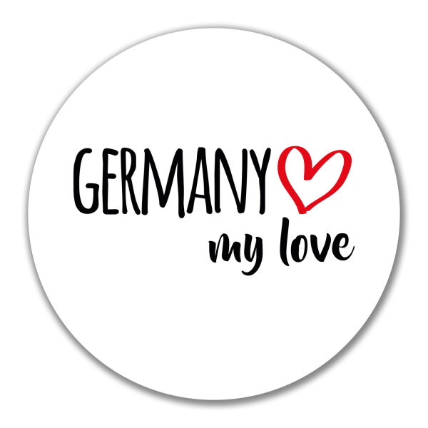 Aufkleber Germany my love 10cm Sticker
