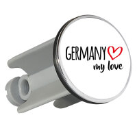Waschbeckenstöpsel Germany my love 4cm Abflussstopfen