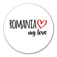 Aufkleber Romania my love 10cm Sticker