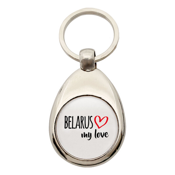 Schlüsselanhänger Belarus my love