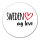 Aufkleber Sweden my love 10cm Sticker