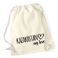 Turnbeutel Kazakhstan my love 12 Liter