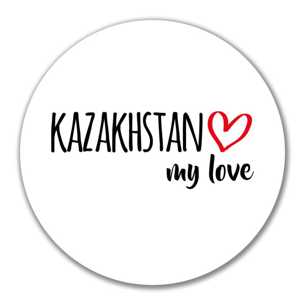 Aufkleber Kazakhstan my love 10cm Sticker