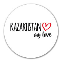 Aufkleber Kazakhstan my love 10cm Sticker