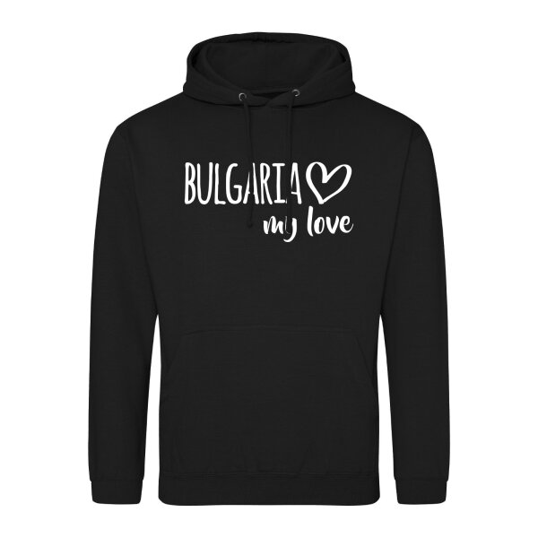 Unisex Hoodie Bulgaria my love Größe S-3XL