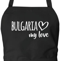 Schürze Bulgaria my love