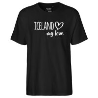Herren T-Shirt Iceland my love Größe S-3XL
