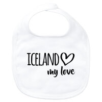 Baby Lätzchen Iceland my love