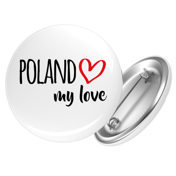 Button Poland my love