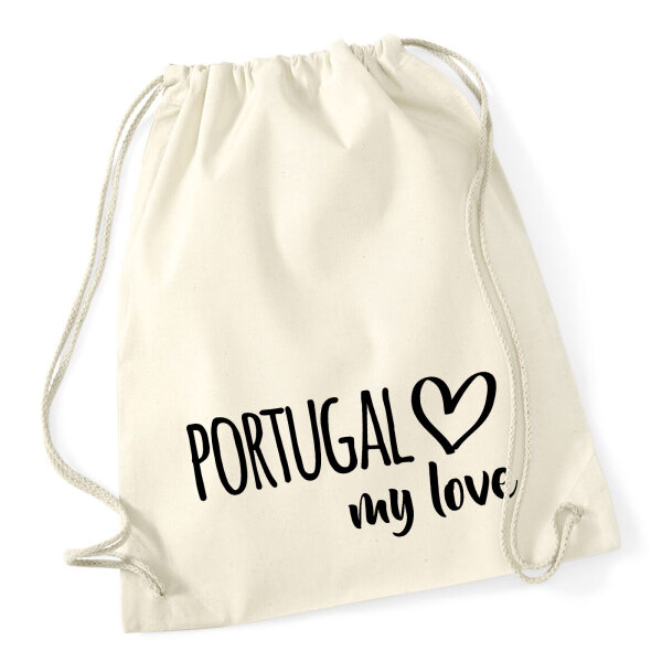 Turnbeutel Portugal my love 12 Liter