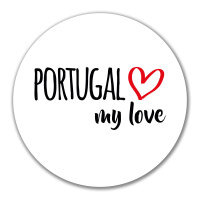 Aufkleber Portugal my love 10cm Sticker