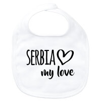 Baby Lätzchen Serbia my love