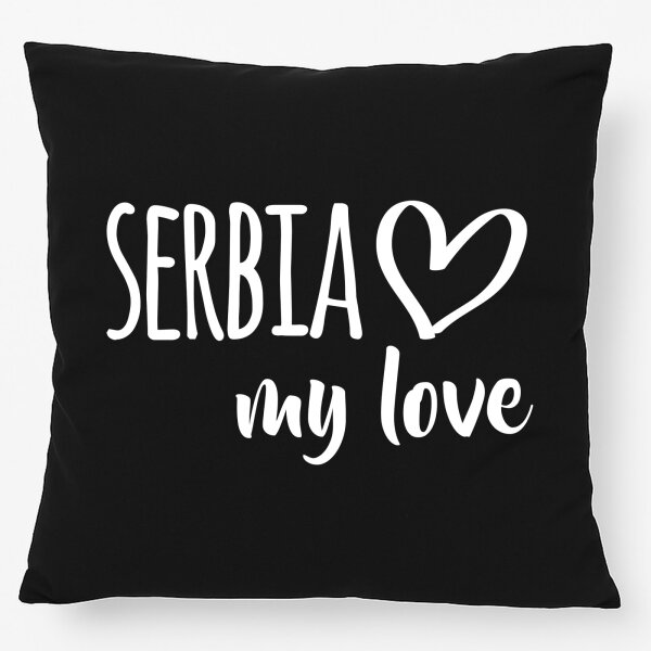 Kissen Serbia my love 40x40cm
