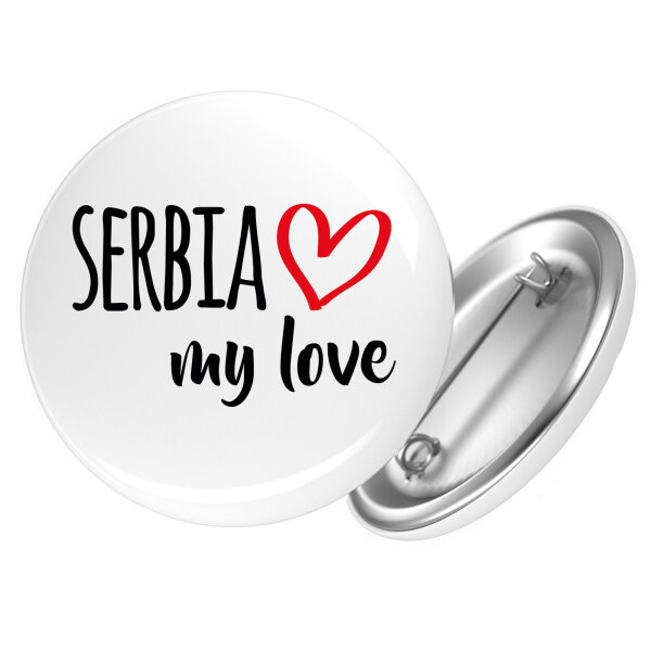 Button Serbia my love