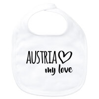 Baby L&auml;tzchen Austria my love Klettverschluss
