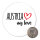 Magnet Austria my love 59mm Kühlschrankmagnet Flaschenöffner
