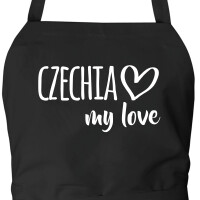 Schürze Czechia my love