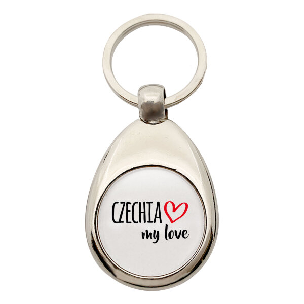 Schlüsselanhänger Czechia my love