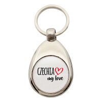 Schlüsselanhänger Czechia my love
