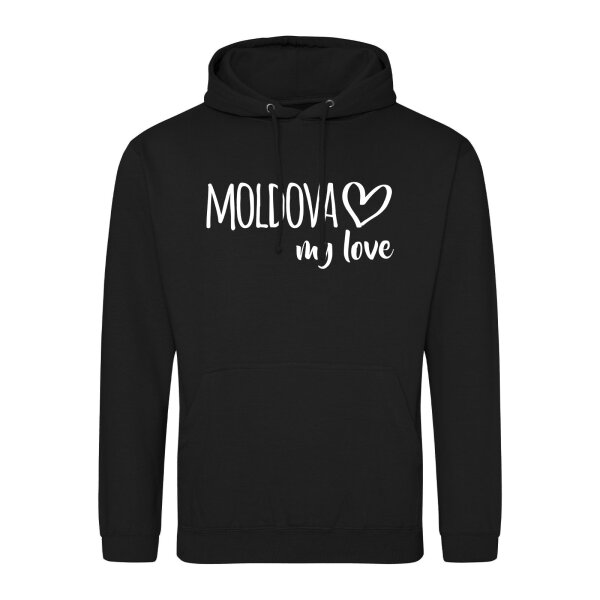 Unisex Hoodie Moldova my love Größe S-3XL