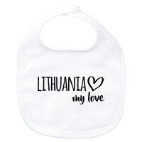 Baby L&auml;tzchen Lithuania my love Klettverschluss