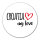 Aufkleber Croatia my love 10cm Sticker
