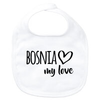 Baby Lätzchen Bosnia my love Klettverschluss