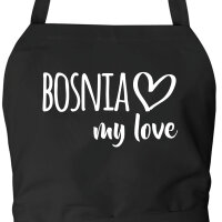 Schürze Bosnia my love
