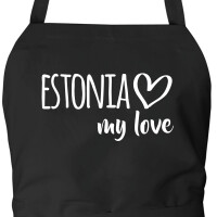 Schürze Estonia my love